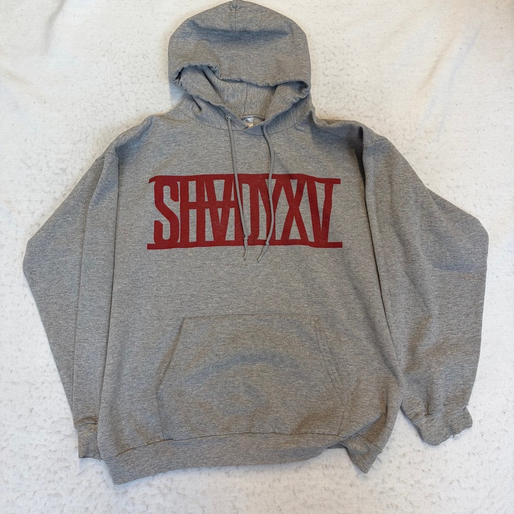 SHADYXV Hoodie Adult Large Gray Shady XV Eminem Graphic Pullover